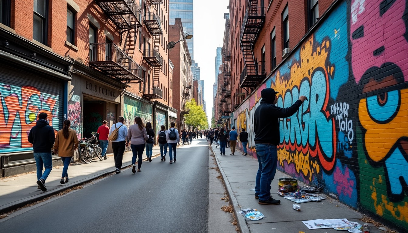 découvrez le street art à new york : les œuvres incontournables, les activités à ne pas manquer et les meilleures périodes pour visiter la scène artistique urbaine de la ville.
