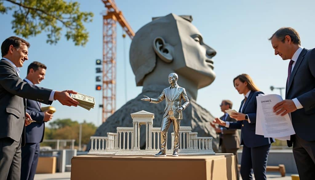 Financer une sculpture monumentale : les sources