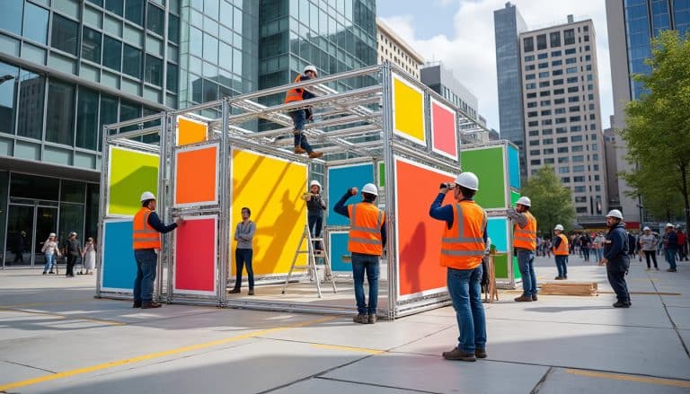 Comment monter une installation artistique temporaire en ville